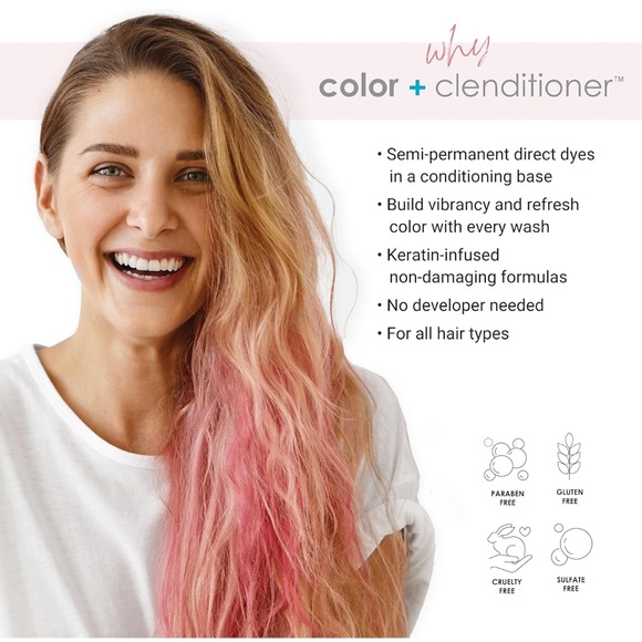 Keracolor- 3 in 1 Color Cleanse Conditioner- Rose Gold - Picture 2 of 5